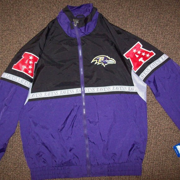 BALTIMORE RAVENS NFL Starter Nylon Safari Jacket 2X - Picture 1 of 16